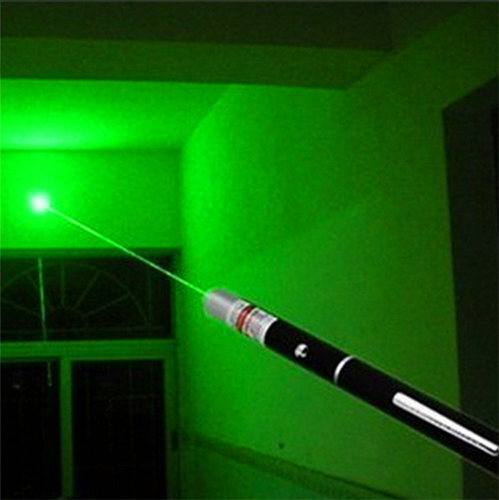 Pet Toy Green Laser Pointer Pen Light Single Beam High Power Lazer Flashlight 900Miles 1mW 532nm Torch