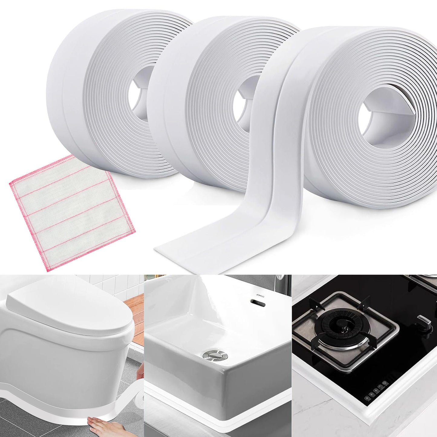 Self Adhesive Sealing Waterproof Tape, Used For Cleaning And Protecting Household Gaps.