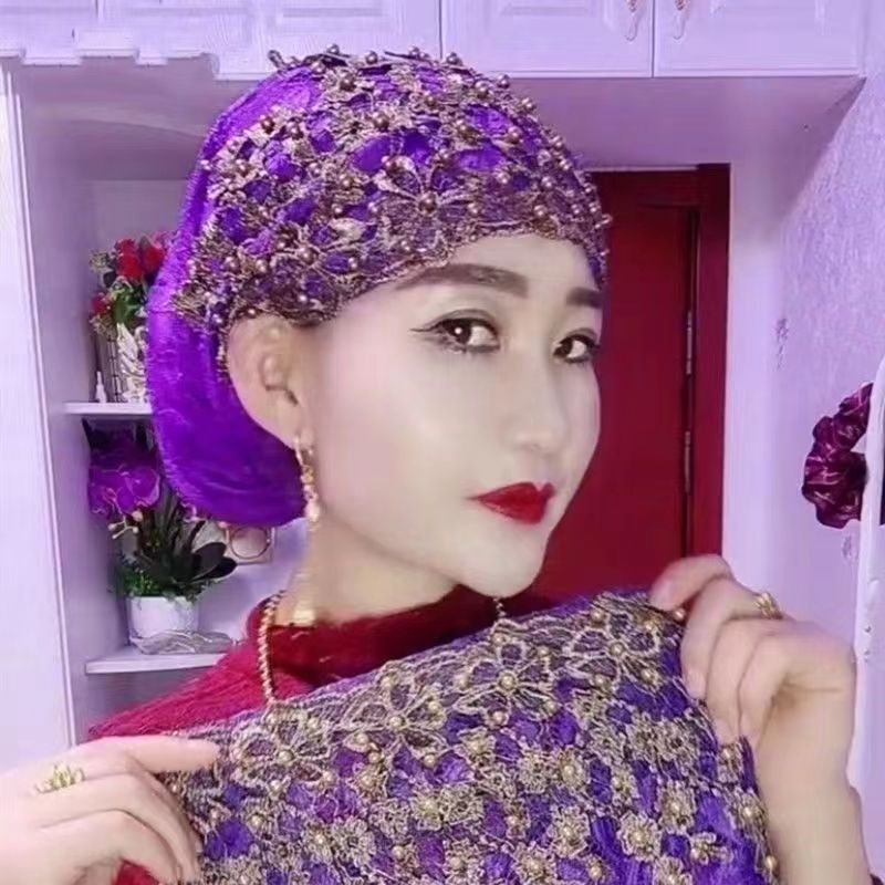 Beaded Cap Scarf Pullover Convenient Toque