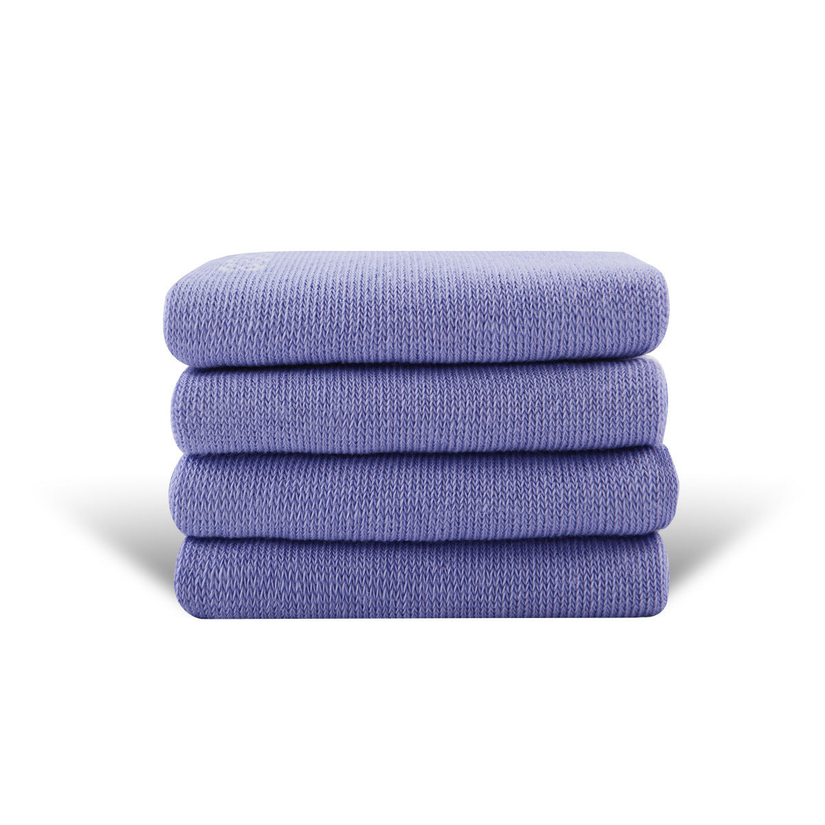 Solid Color High-elastic Mid-calf Boneless Macaron Colored Cotton Socks