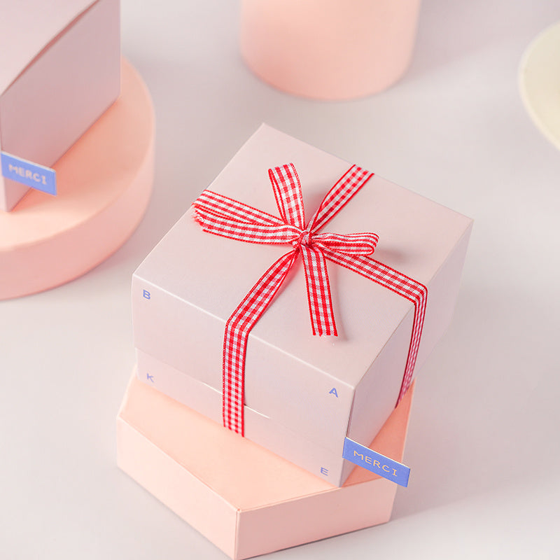 Small Square Box Baking Handmade Nougat Snowflake Kaiyun Crisp Room Temperature Cookies Empty Packaging