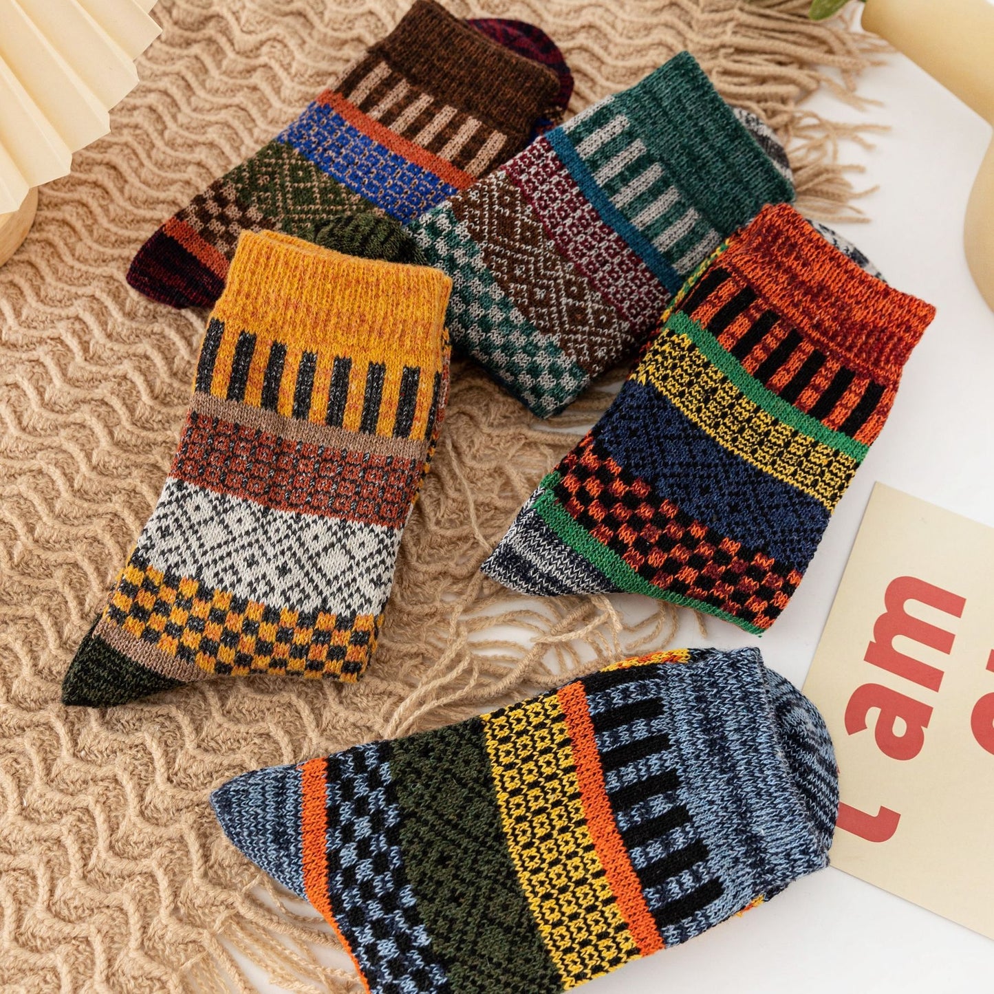 Autumn And Winter Thickening Wool Socks Men And Women