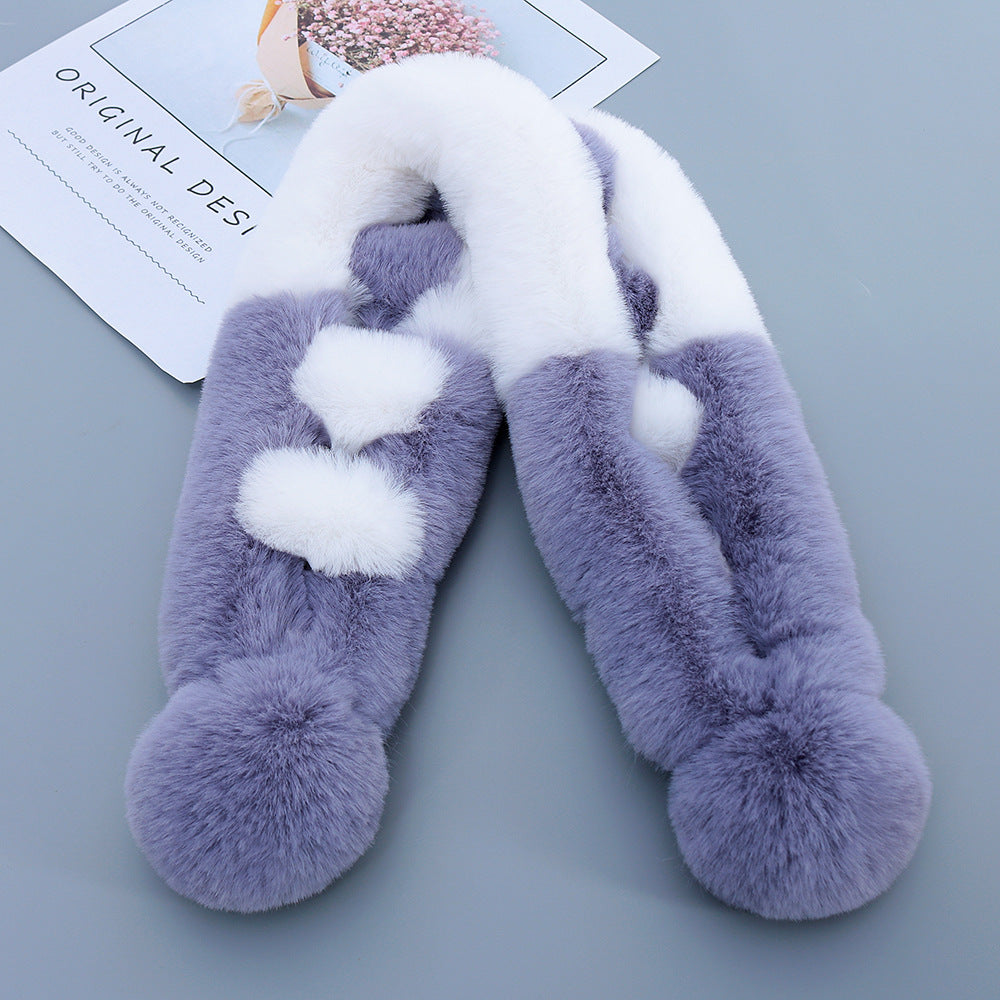 Double Sided Fur Eco-friendly Fur Scarf