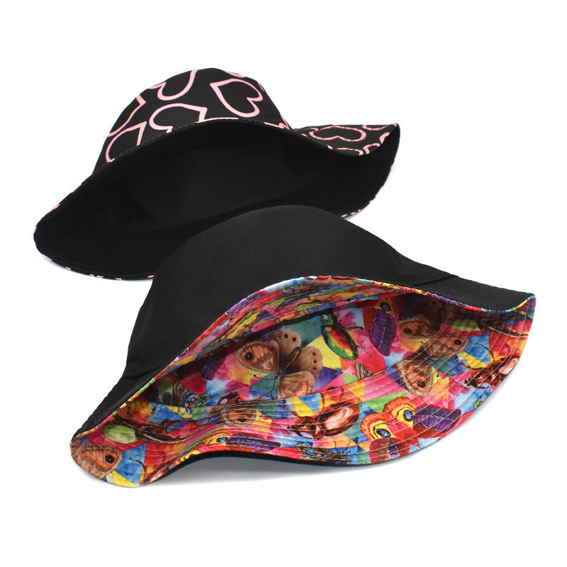 Double-sided Sun Outdoor Bucket Korean Hat