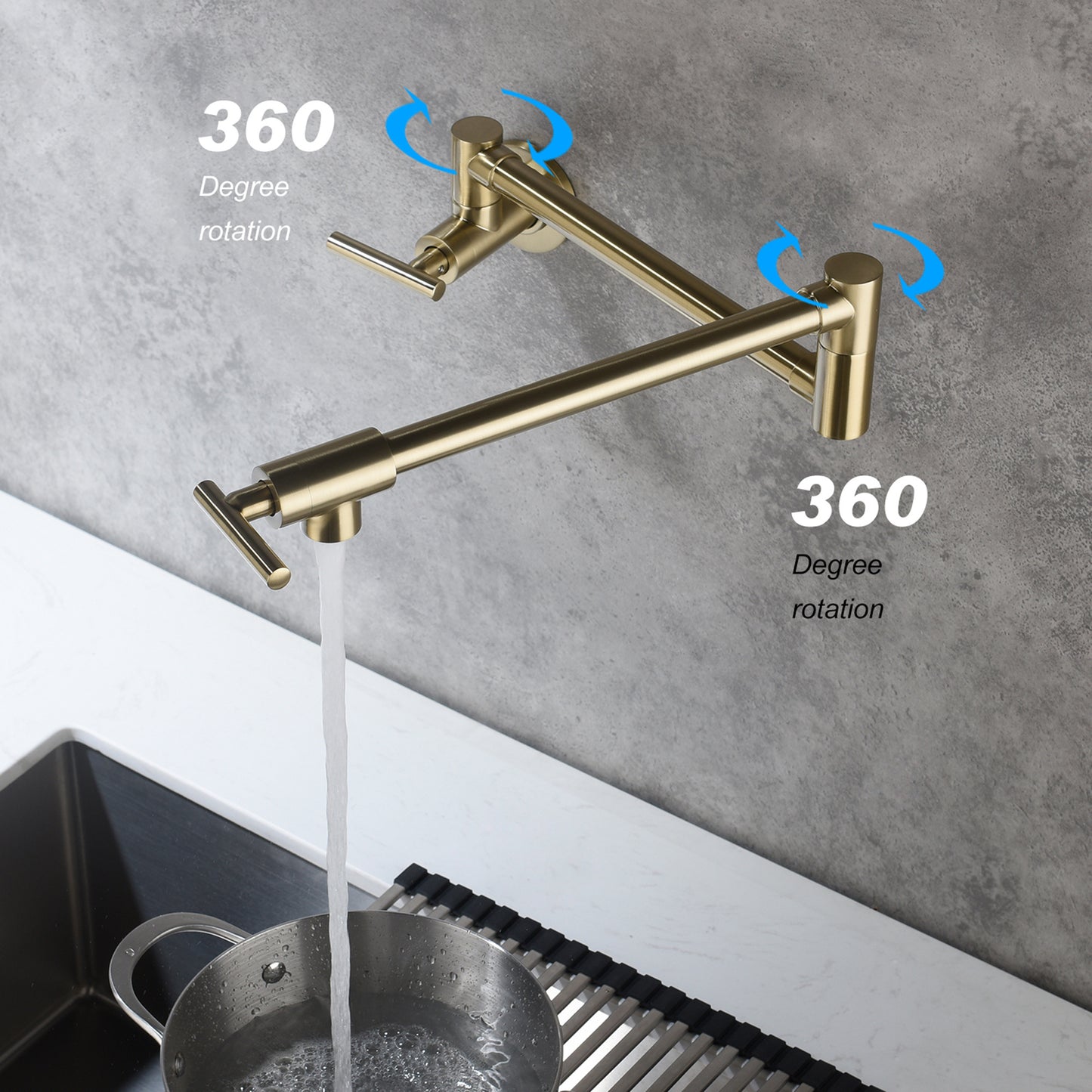 Wall Mounted Boiler Water Faucet