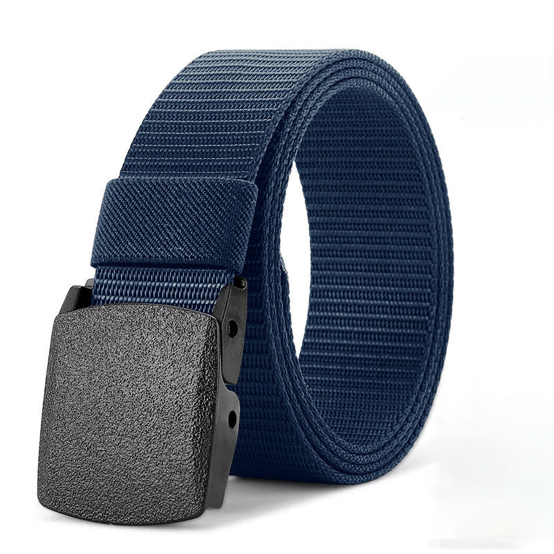 Nylon Tactical Belt Men's And Women's Same Outdoor Metal-free Canvas