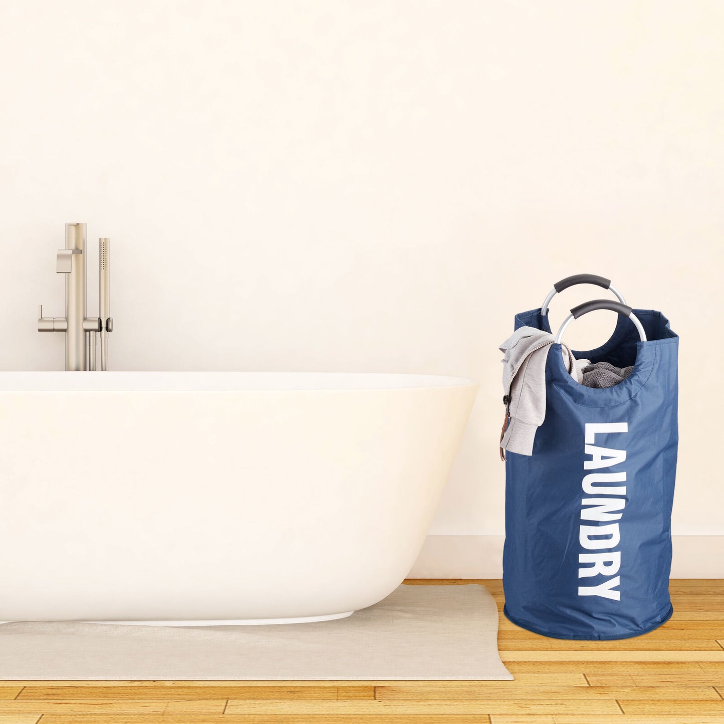 Waschekorb Waschebox Waschesammler Aufbewahrungsbox 60L Stoff Faltbar 4 Farben