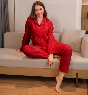 Women's Velvet Pajama Set