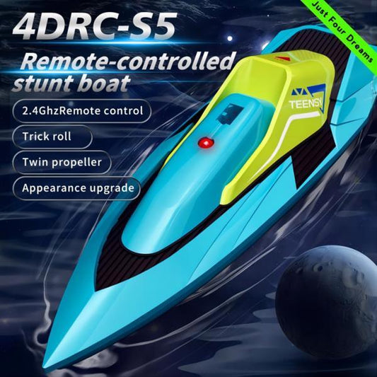 4DRC S5 Blue Remote Control Boat For Swimming Pools And Lakes