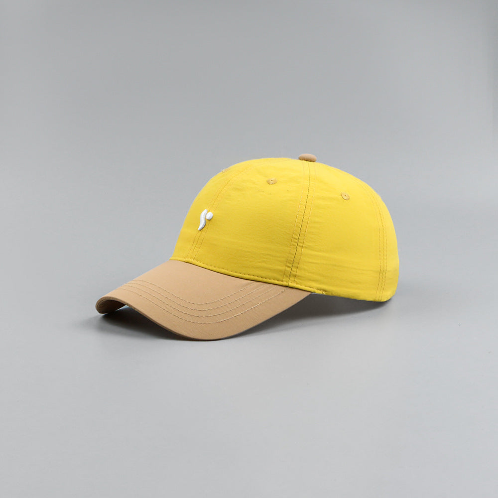 Men's And Women's Soft Top Face-looking Peaked Cap