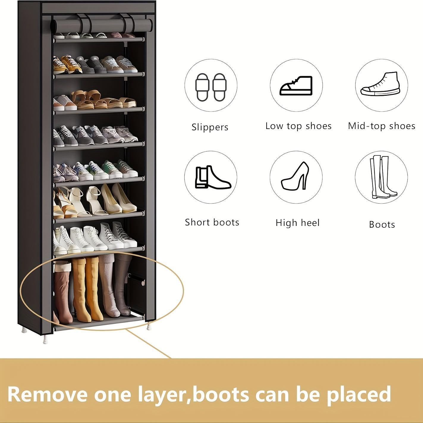 Multi-layer Large-capacity Storage Bag Shoe Storage Cabinet Easy To Assemble Dustproof Suitable For Home Bedroom Dormitory Sundries Storage