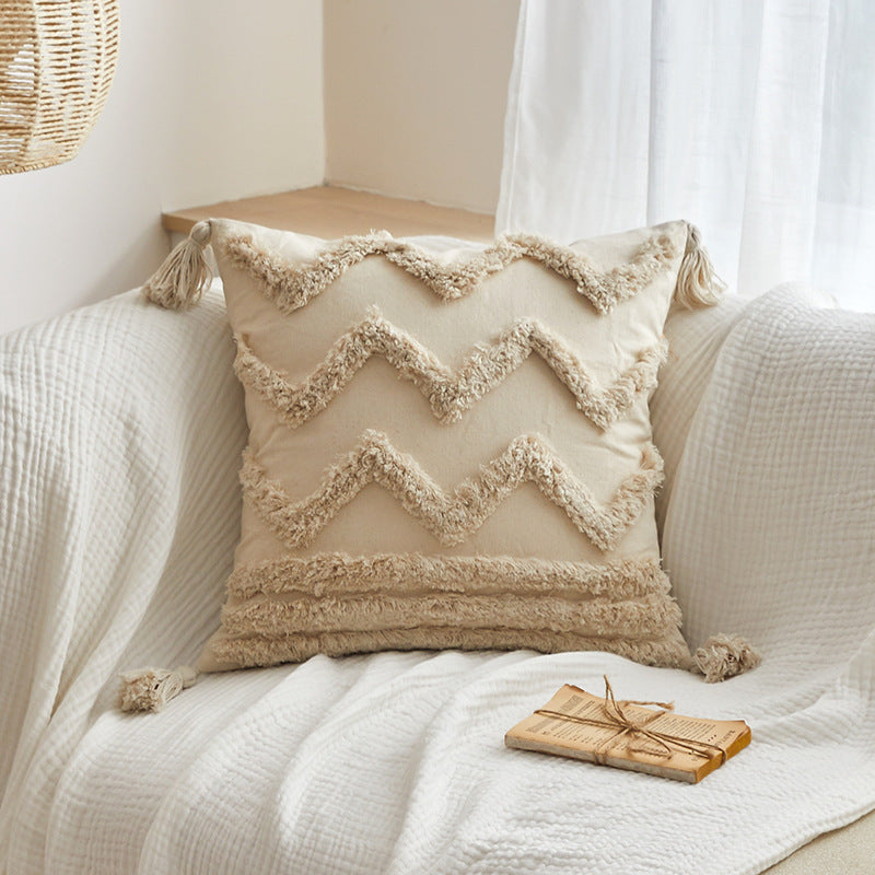Plush Tassels And Quiet Bohemian Style Pillowcases