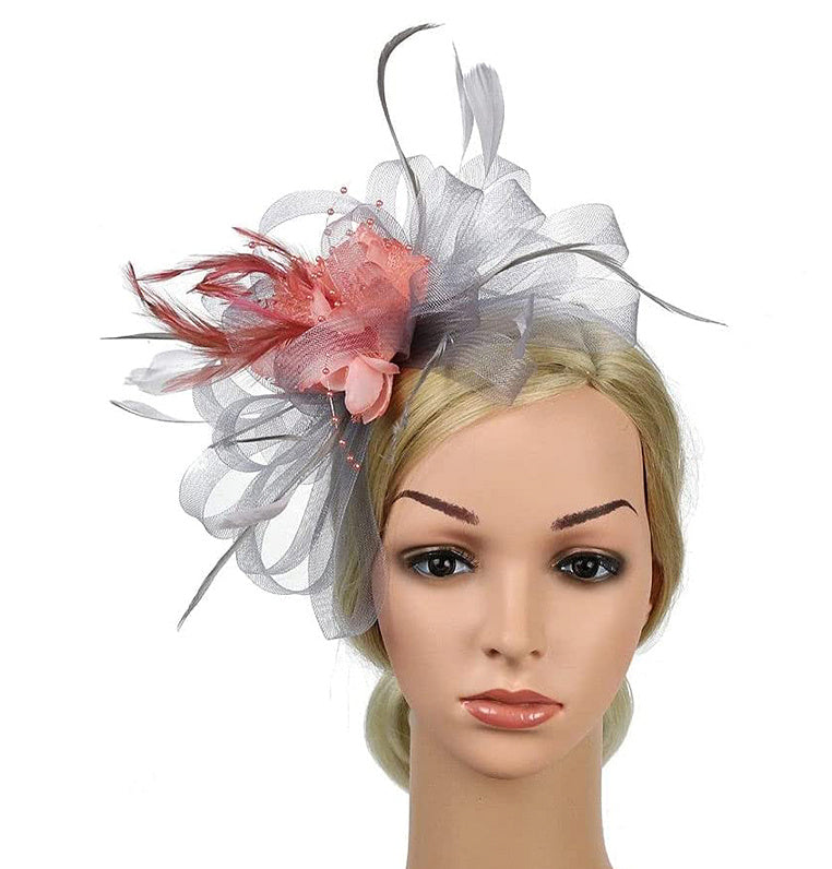 European And American Horse Festival Tea Party Mesh Hair Accessories Billycock Barrettes