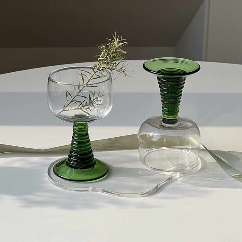 Middle Ancient Screw Rod Red Wine Cup