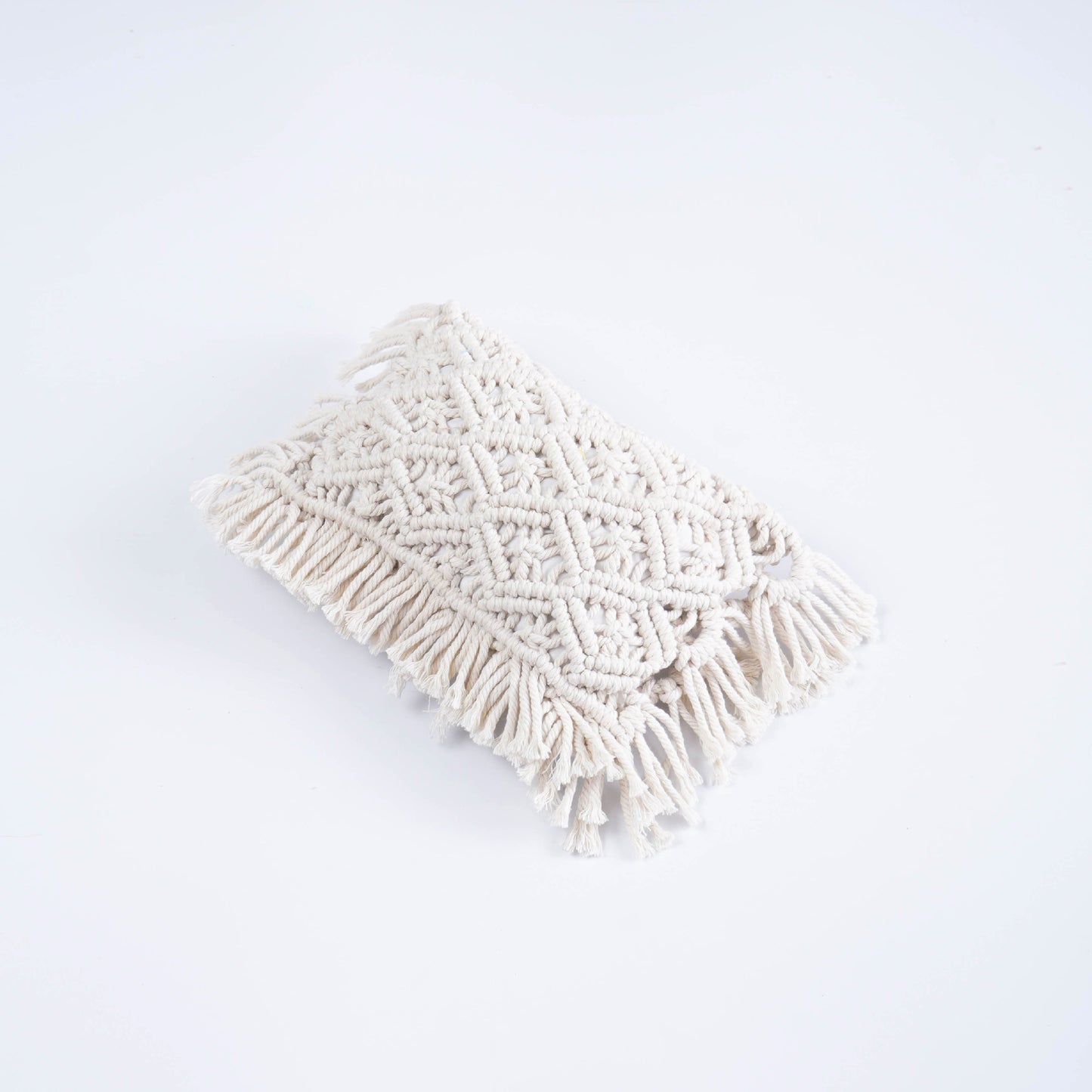 Hand-woven Tassel Pillow