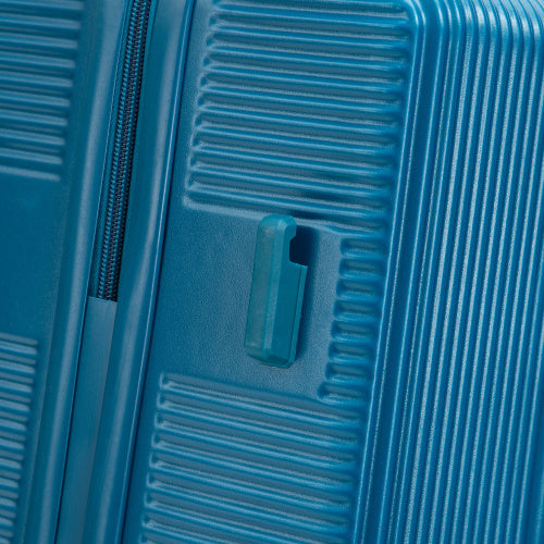 20 24 28 3 Pcs Set In ABS Spinner Wheel Luggage, Carry On Suitcase, Matching Color, TSA Combination Lock