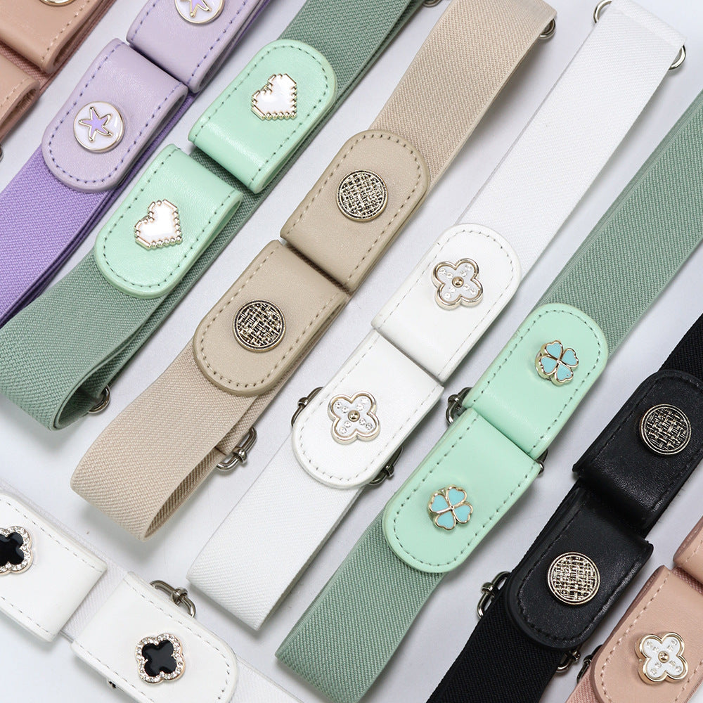 Women's Creative All-match Waist-tight Artifact Invisible Seamless Elastic Belt