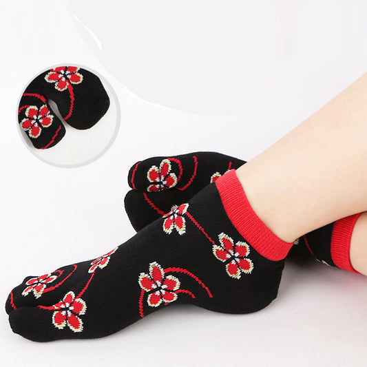 Two-finger Socks Cotton Comfortable Ladies
