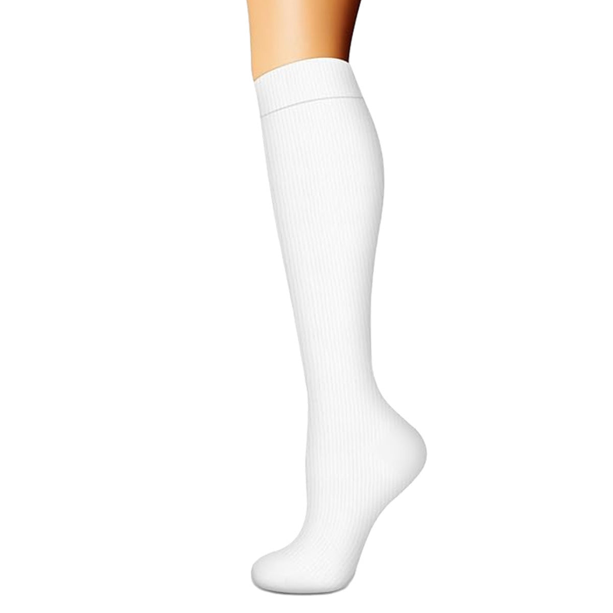 Women's Simple Printed Sports Calf Compression Stockings
