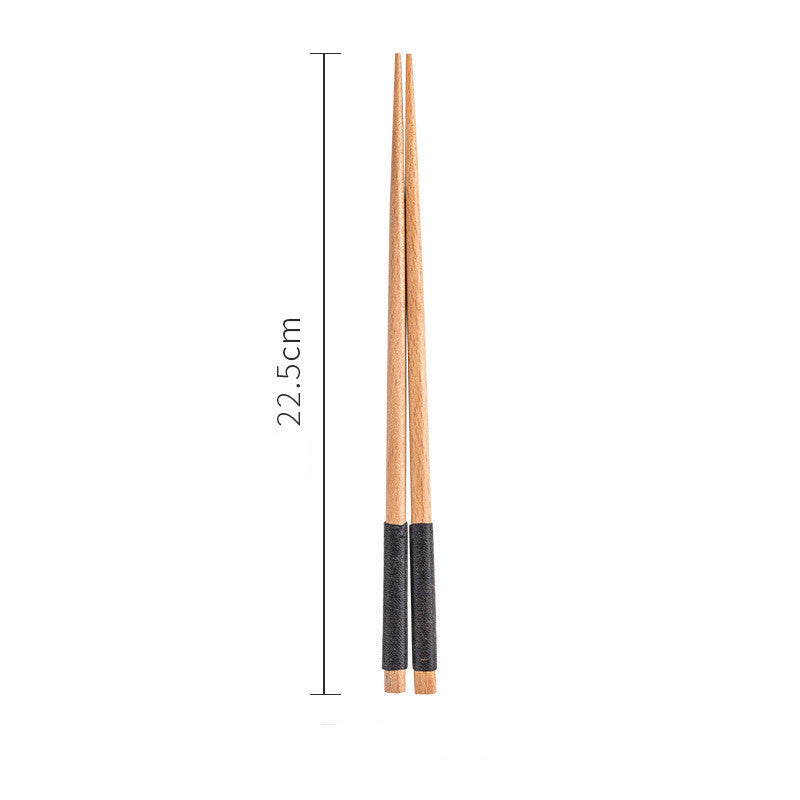 Japanese Style Pointed Mahogany Chopsticks