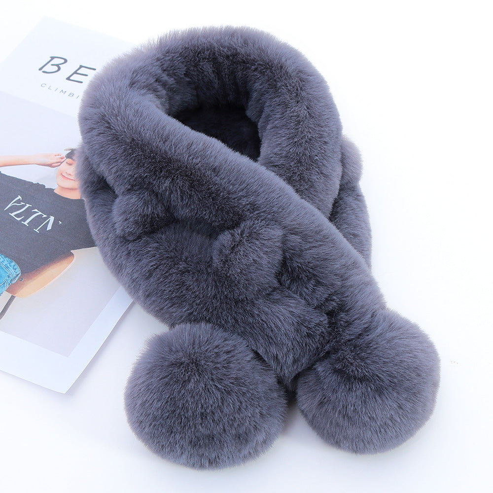 Double Sided Fur Eco-friendly Fur Scarf