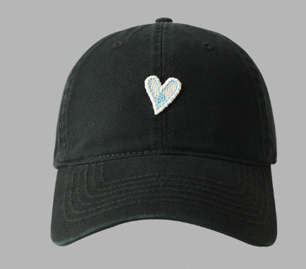 Retro Sweet Big Head Circumference Soft Peaked Cap