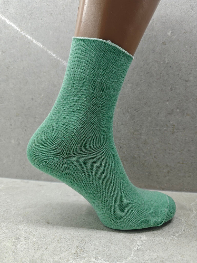 6  12  24 Pairs Womens Colorful Soft Rubber Sole Socks Comfy