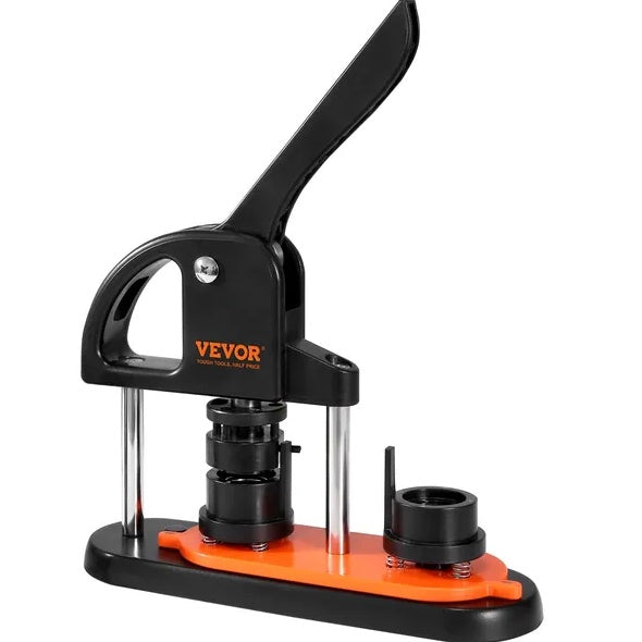 Button Maker Machine, 0.98 Inch 25mm Pin Maker With 500pcs Button Parts, Button Maker With Panda Magic Book, Ergonomic Arc Handle Punch Press Kit, For Children DIY Gifts And Christmas