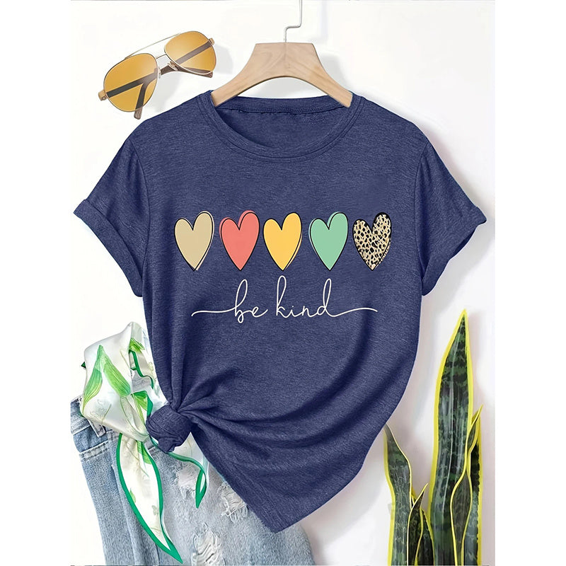 Women's Everyday Short Sleeve Graphic T-Shirts Casual Loose Crewneck Basic Tunic Tops Trendy 2025