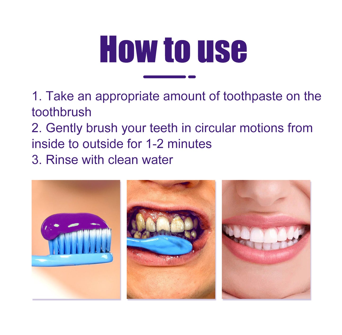 Clean And Whiten Teeth Care Toothpaste