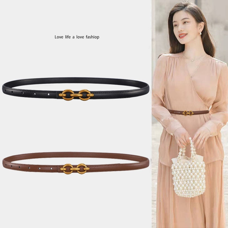 Belt Women's Fine Decoration With Suit Skirt