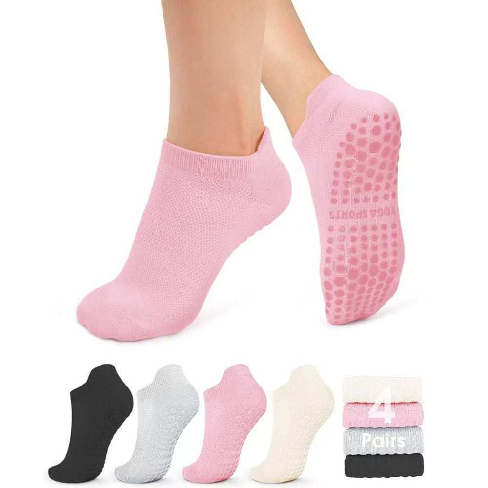 Boneless Mesh Athletic Socks Non-slip Silicone Indoor