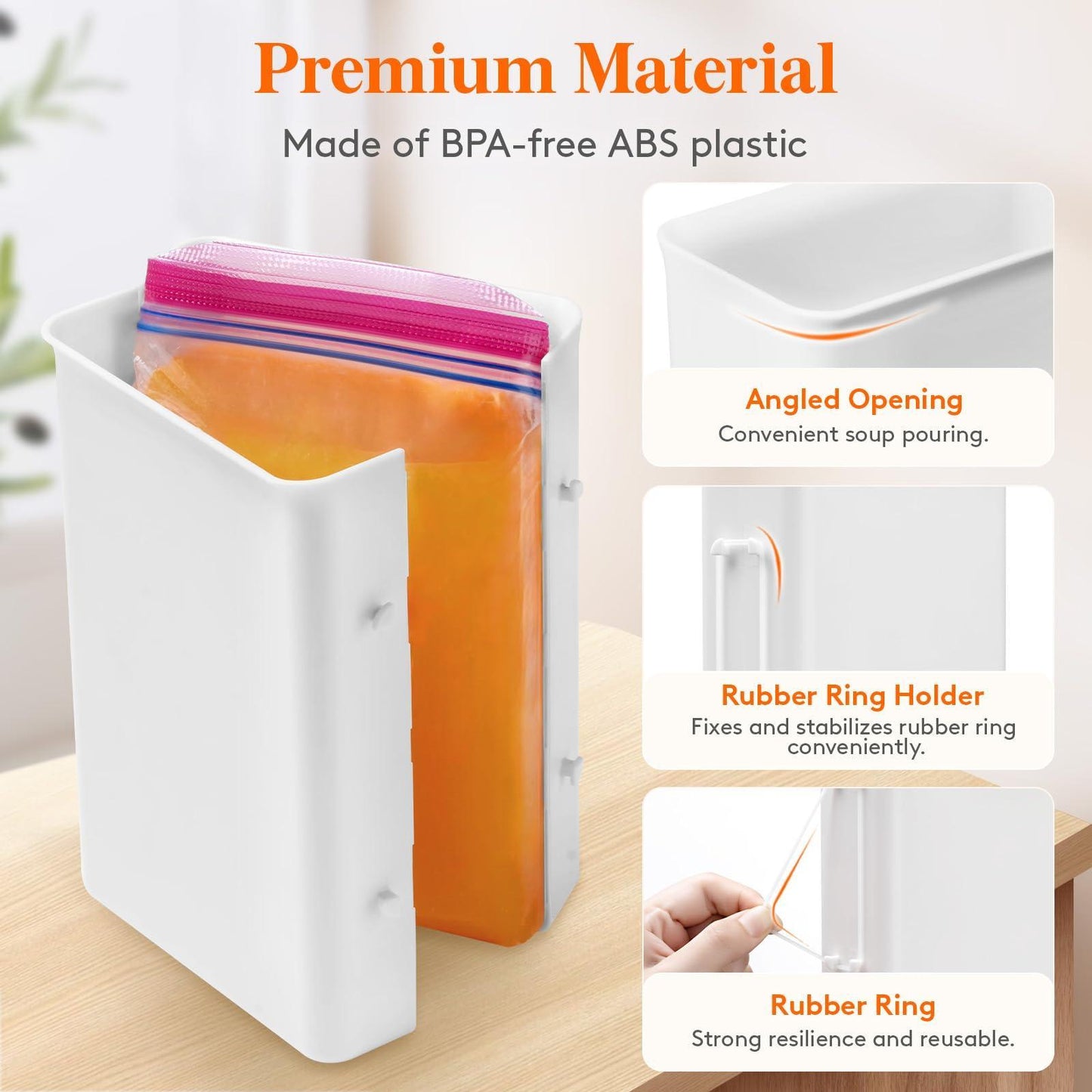 Freezer Soup Containers 3 Pack - 946ml Meal Prep Molds & Food Organizer Storage For Soup, Juice, Leftovers