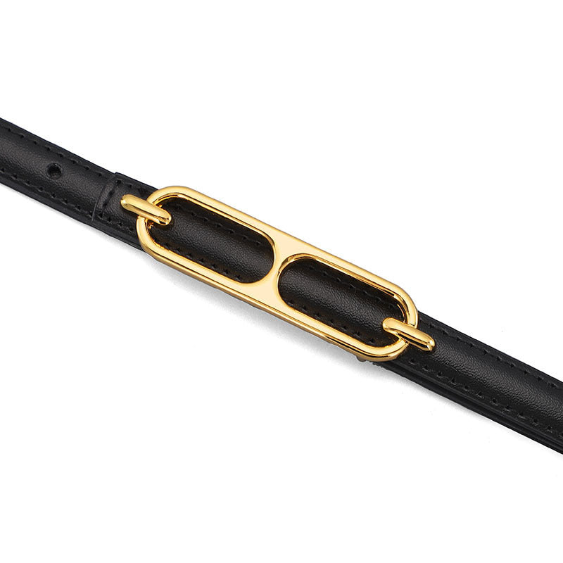 All-match Suit Waist-tight Dress Decoration Geometric Belt