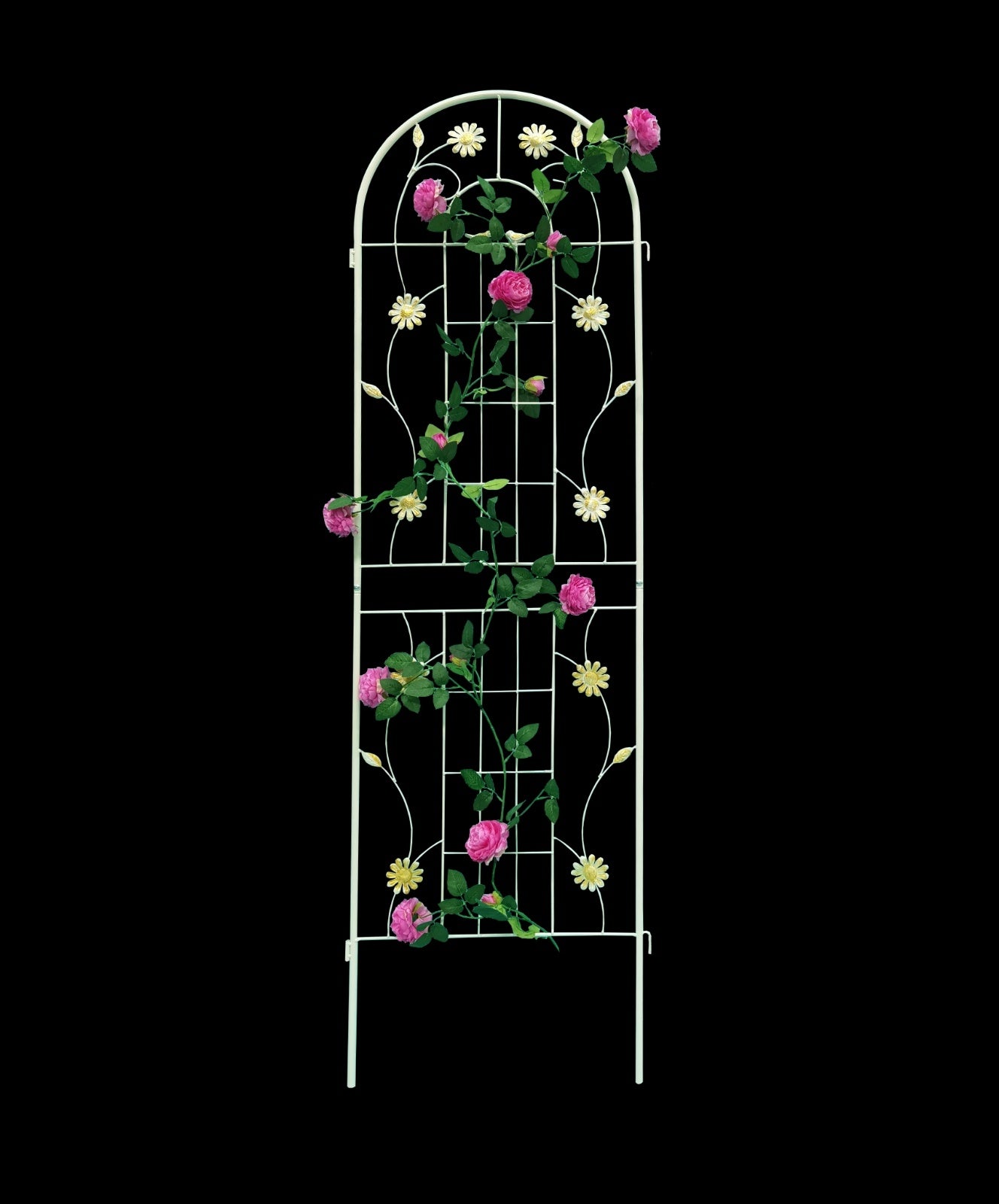 2 Pack Metal Garden Trellis 71x19.7 Rustproof For Climbing Plants Outdoor
