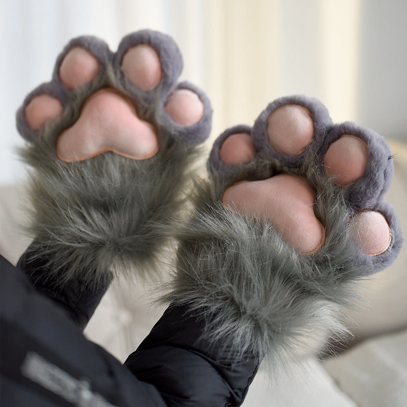 Women's Fashionable Warm Fleece-lined Cat's Paw