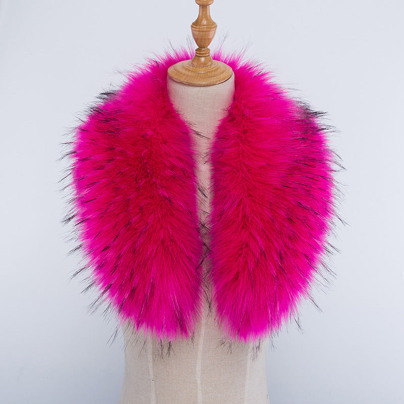 Bib Down Jacket Hat Strip Coat Collar