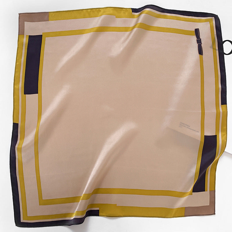 Women's Spring And Autumn Silk Scarf Small Square