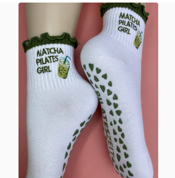 Thin Mid Tube Women's Professional Anti Slip Yoga Socks