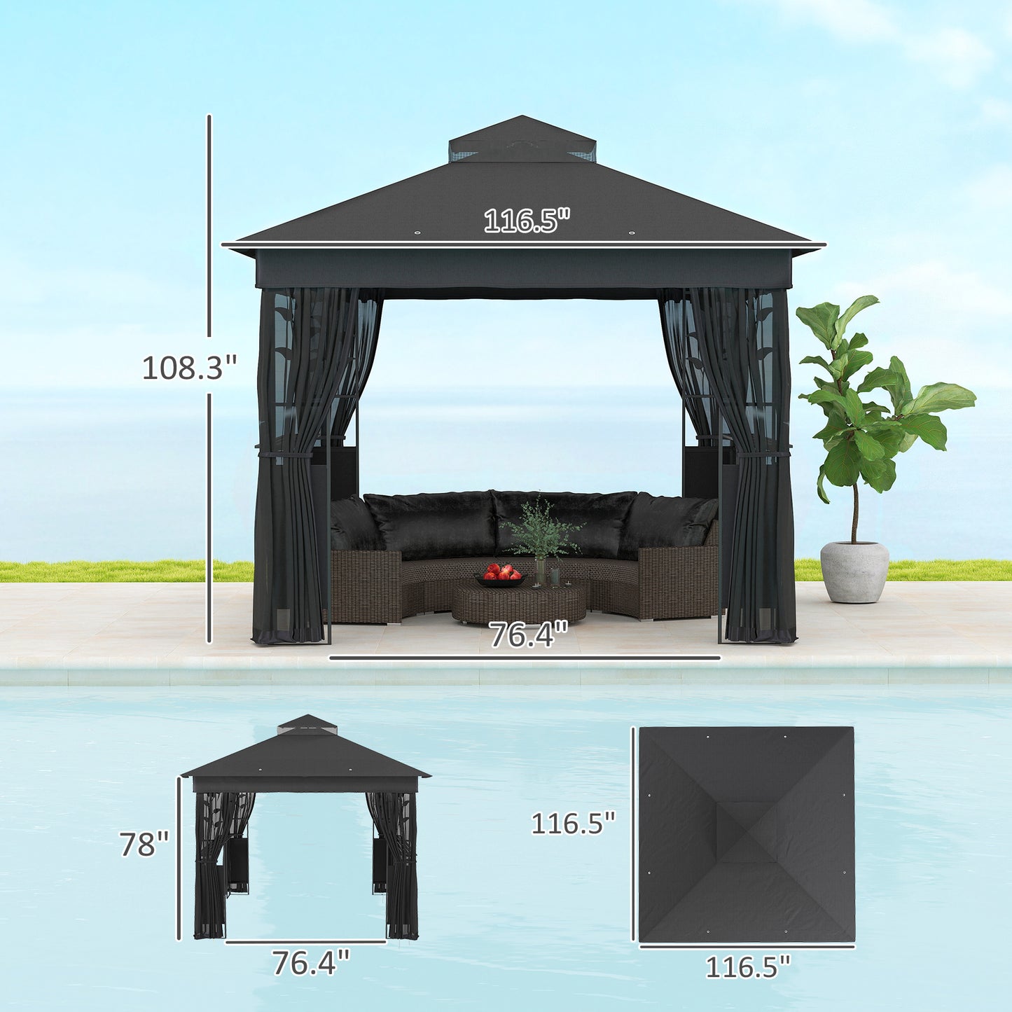Outdoor Pavilions And Terrace Pavilions Will Not Be Shipped On Weekends, Amazon Shipping And Prohibited Platform Walmart, Temu