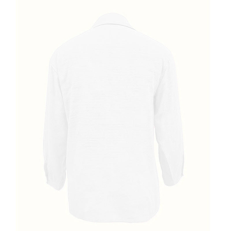 Women's Simple Button Front Shirt, Elegant Long Sleeve Solid Color Shirt Tops