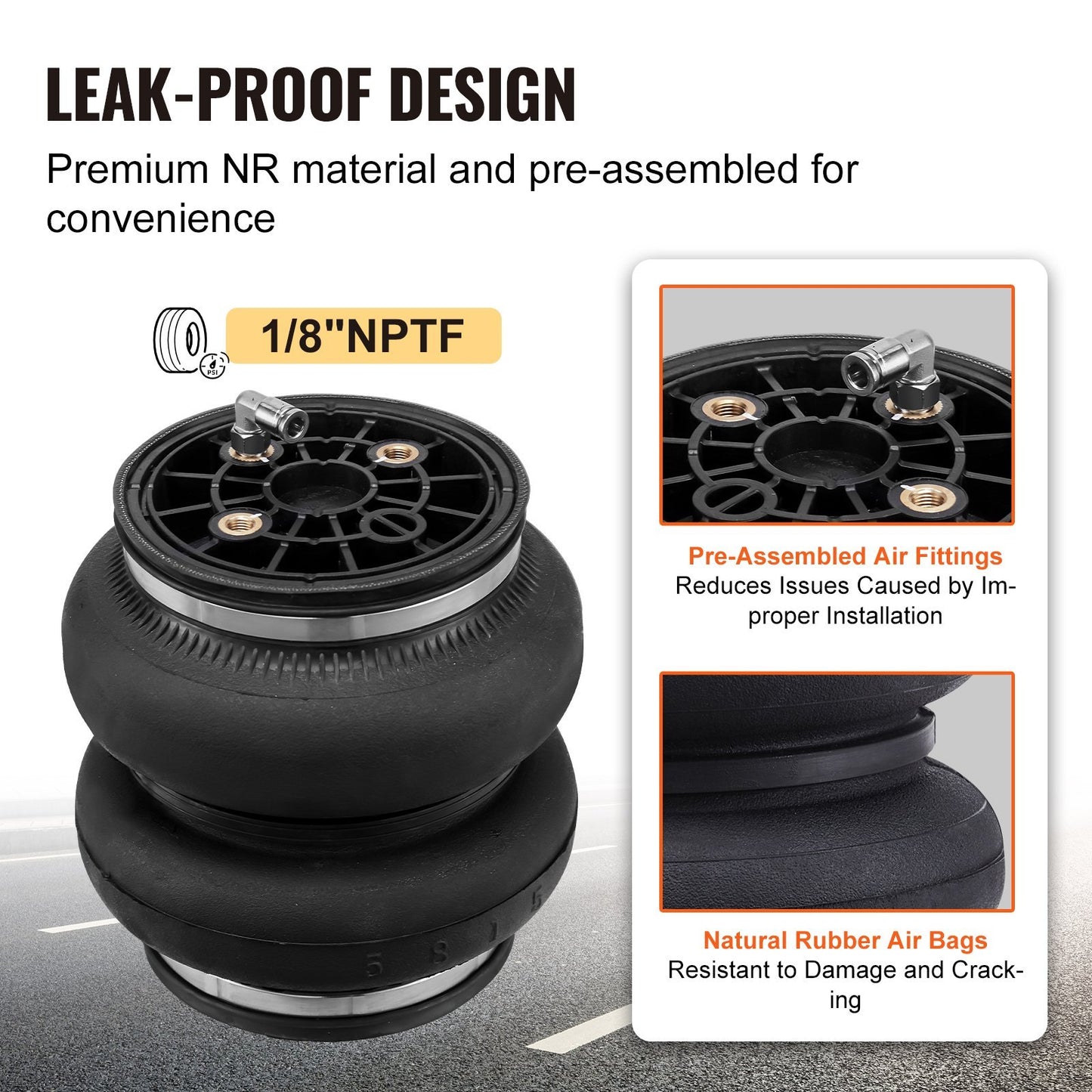 VEVOR Airbag Suspension Kit 11-2019 Chevrolet Silverado GMC Sierra 2500 3500 HD