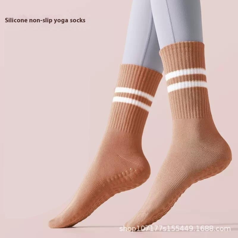 Mid-calf Yoga Socks Non-slip Professional Women's Fitness