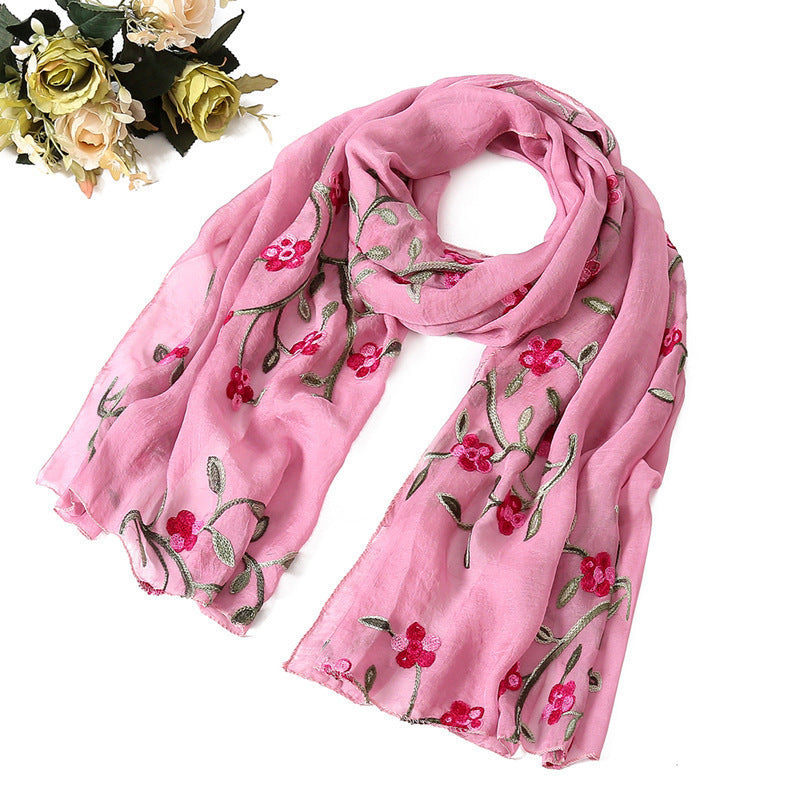 Ladies Silk Scarf Shawl