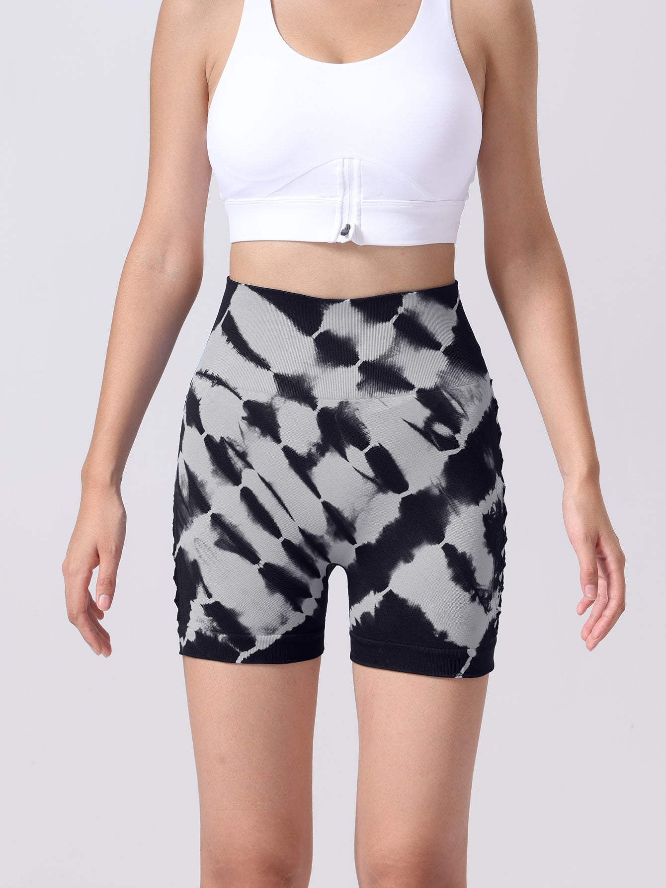 4 Pack High-Waisted Yoga Shorts For Women, Fitness Leggings, Moisture-Wicking, Breathable And Stretchy