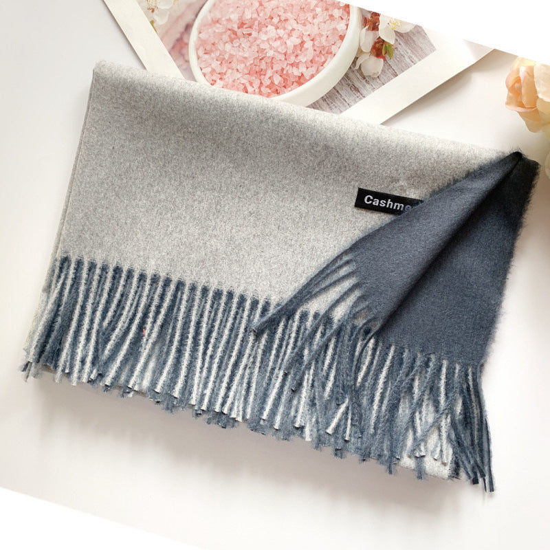 Korean Style Wild Tassel Shawl To Keep Warm