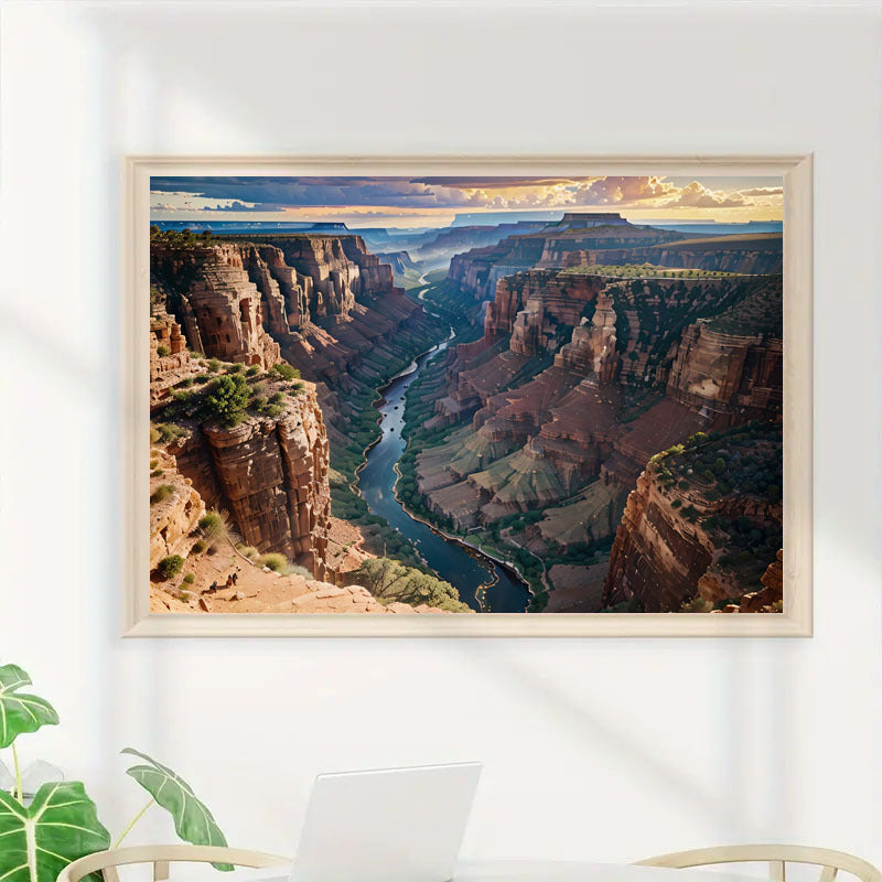 5DDIY Diamond Painting Set - Full Diamond Round Water Diamond Art