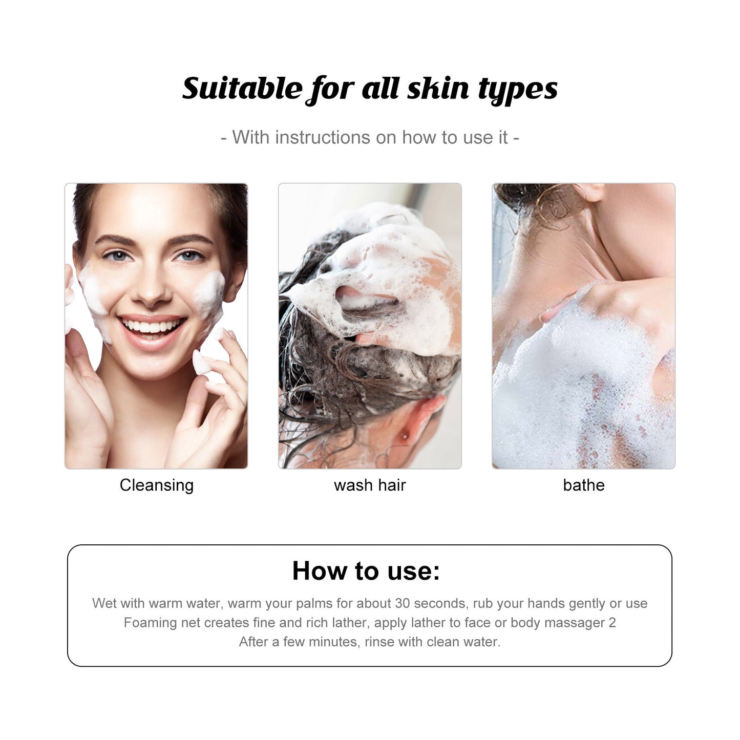 Back Acne Care Skin Bath Soap