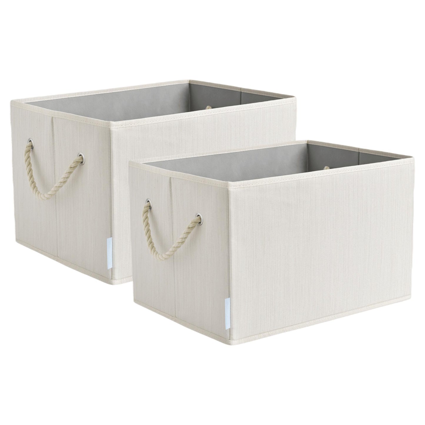 Foldable Clay Storage Box With Rope Handle