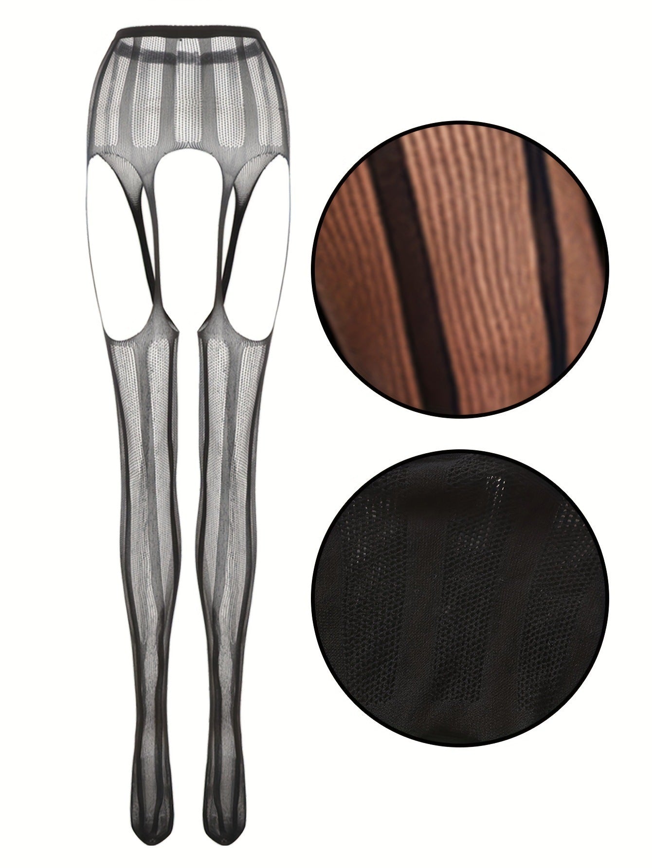 Women's European And American Hollow Bottoming Pantyhose